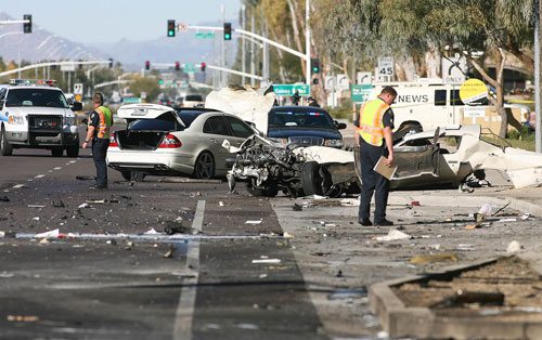 Cal Holman Accident Looking North
